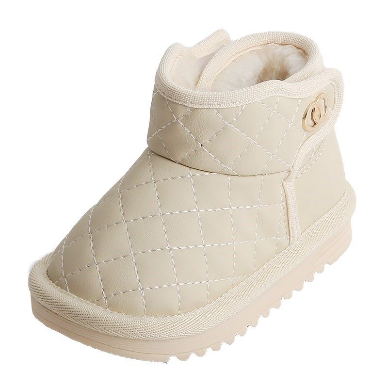 冬季新款宝宝雪地靴防水保暖棉鞋男女儿童K加绒短靴子婴幼儿学步,童鞋/婴儿鞋/亲子鞋,棉靴,淘宝优惠券,粉丝福利购,淘宝优惠卷