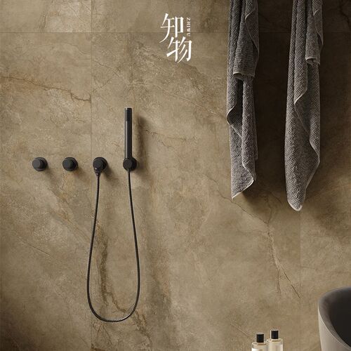 哑光大理b石瓷砖灰咖色厨房卫生间墙砖别墅大平层客厅防滑地砖180