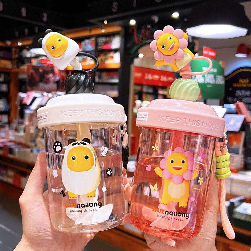 富全奶龙水杯学生上学手动搅拌杯吸D管杯子女办公室夏天随手杯塑,鲜花速递/花卉仿真/绿植园艺,割草机/草坪机,淘宝优惠券,粉丝福利购,淘宝优惠卷