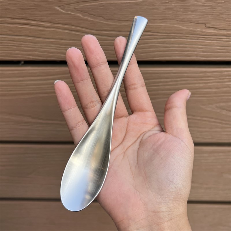 【高级感】304不锈钢主餐勺吃饭勺汤勺调羹成人汤匙西餐勺