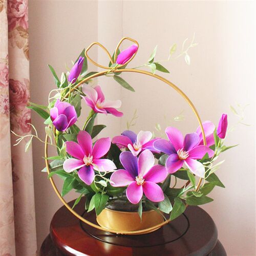 丝网花材料丝袜花DwIY手工制作套餐铁线莲