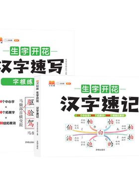 生字开花汉字速记识字书