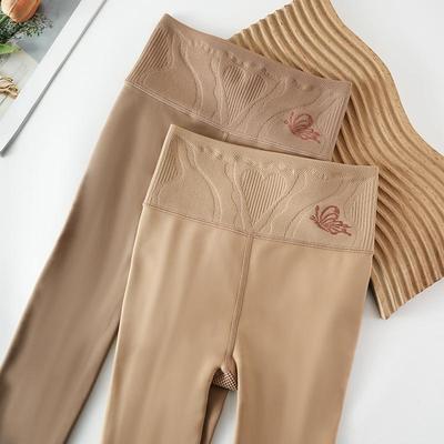 水光袜裸感肉色提臀高腰打底裤