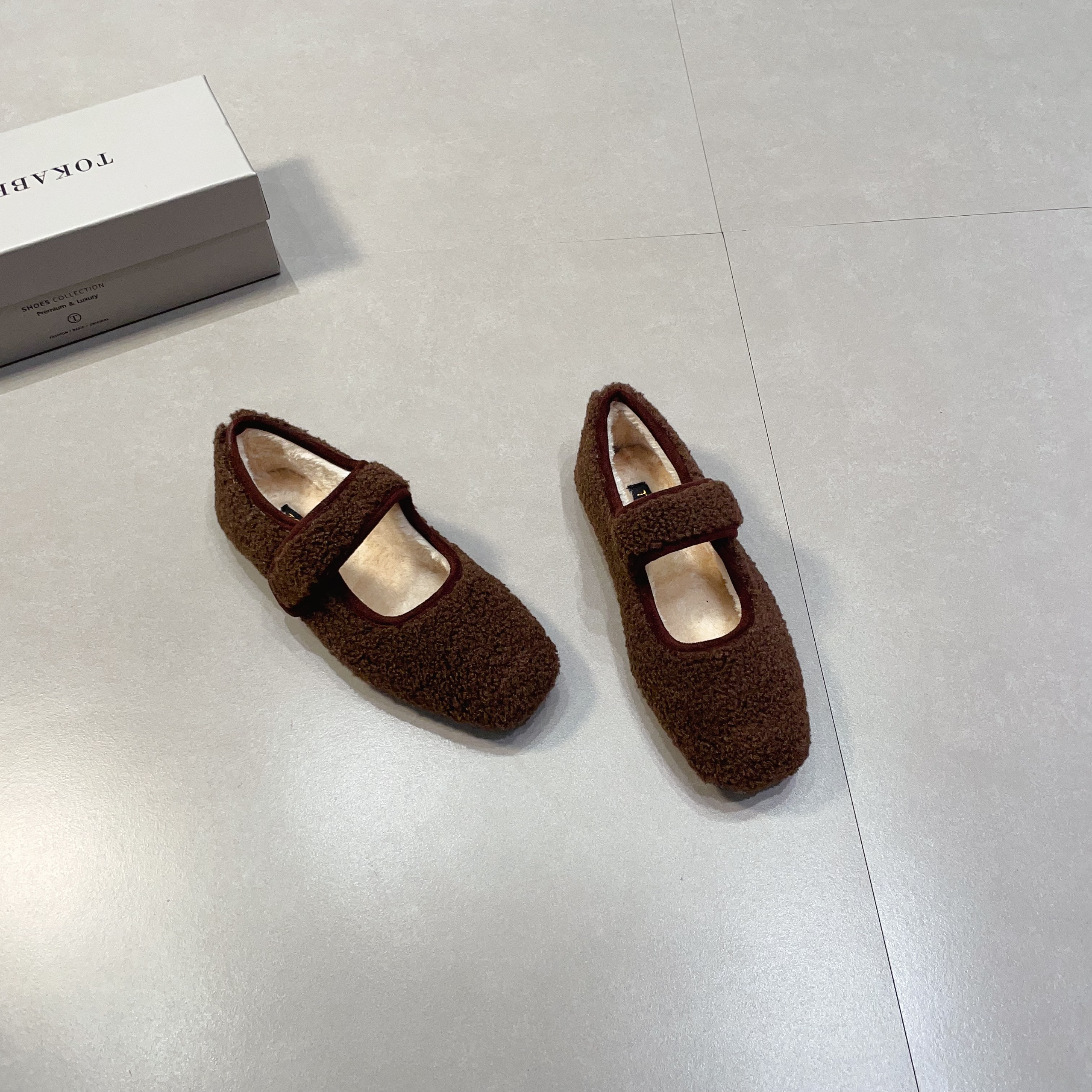 法式小香风玛丽珍毛毛鞋