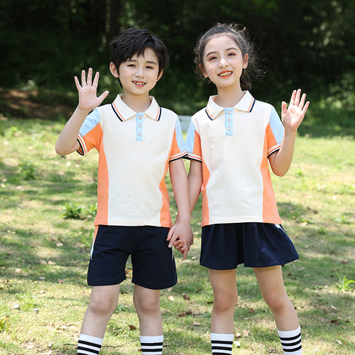 小学生校服夏季幼儿园园服夏装