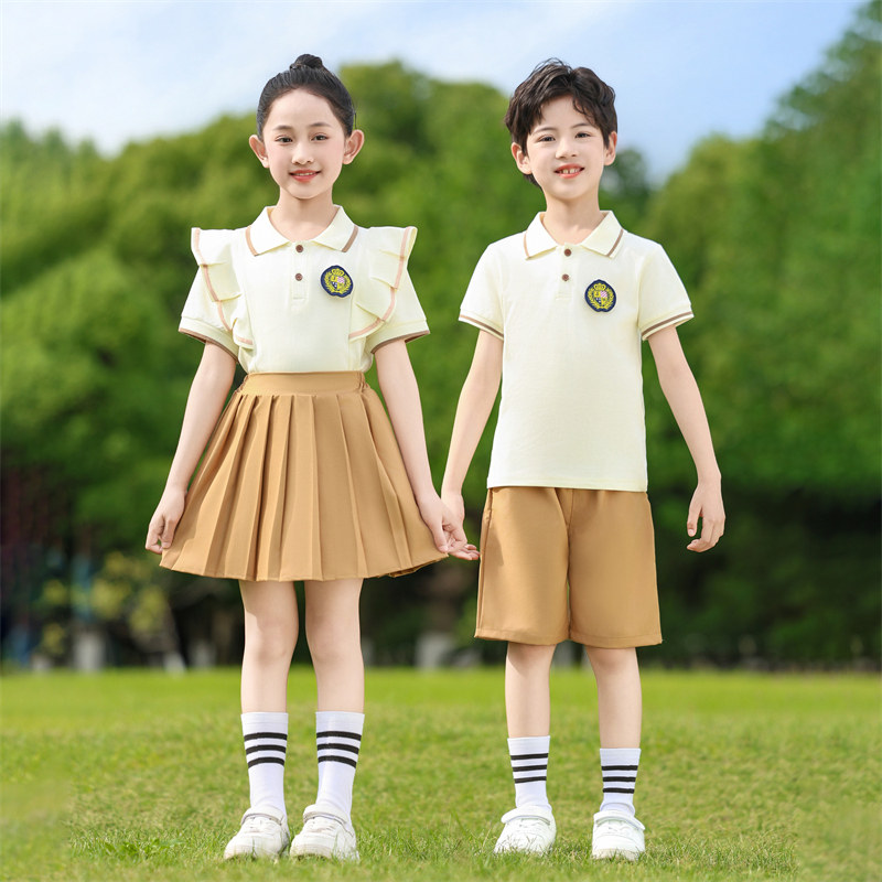 幼儿园园服夏装小学生校服套装图片