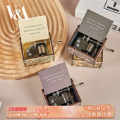 物兮物×VA博物馆威廉莫里斯草莓小偷手摇八音盒音乐盒生日礼物女