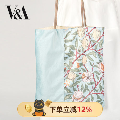 物兮物VA博物馆威廉莫里斯文创帆布包轻便单肩包通勤文艺高颜值