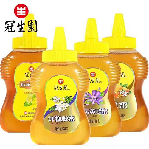洋槐紫云英椴树蜂蜜早餐面包涂抹
