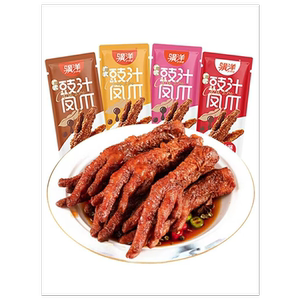 骥洋卤味香辣山椒真空鸡爪子
