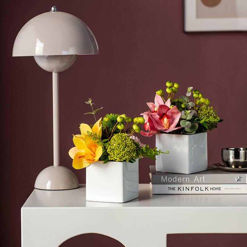 创意软装花艺玄关陶瓷装饰品摆件装饰家居客厅电视柜酒柜餐桌摆设