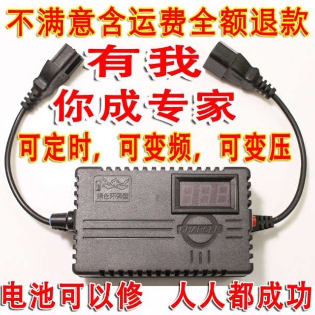 电动车修理部专用 电动车48V60V电池数字显示修复器 电瓶修复机