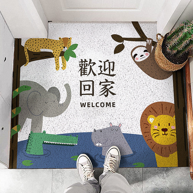 暖藻 欢迎回家入户门地垫进门门垫丝圈耐脏可裁剪门口地毯脚垫子,居家布艺,入户地垫,淘宝优惠券,粉丝福利购,淘宝优惠卷