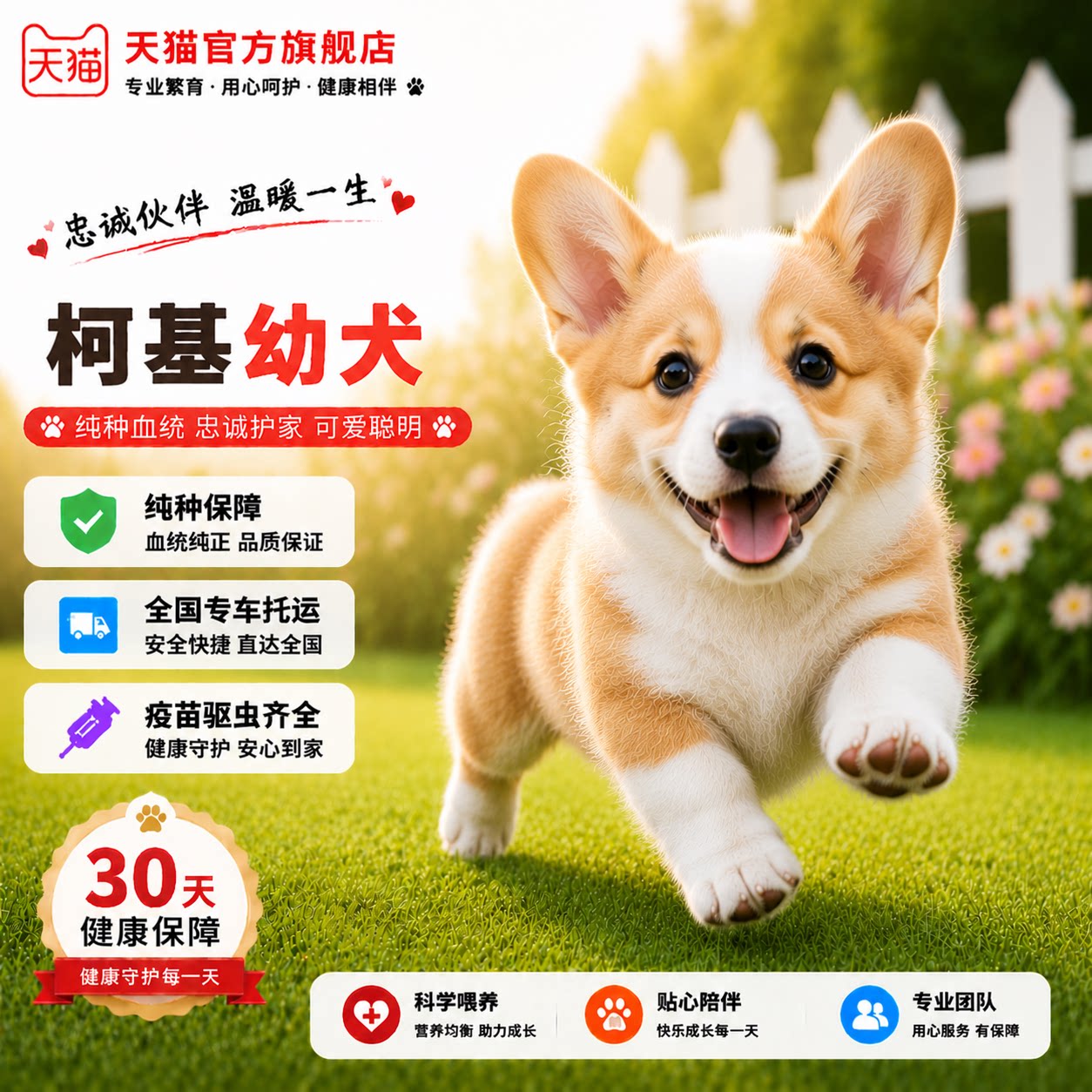 活泼便宜黑白家庭小型犬两色三色