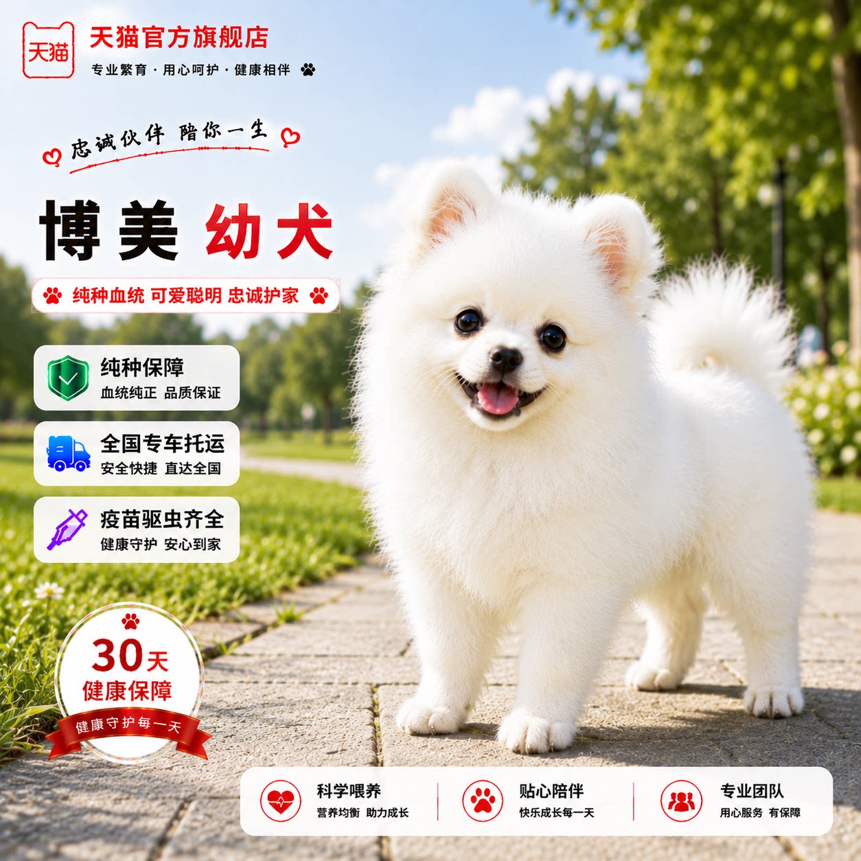 便宜超萌可爱白精品犬超小幼崽图片