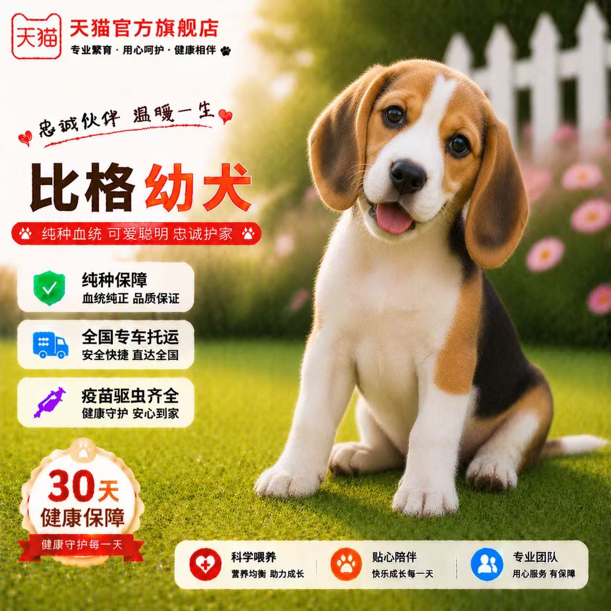 家养小型犬巴吉度大头狩猎犬宠物