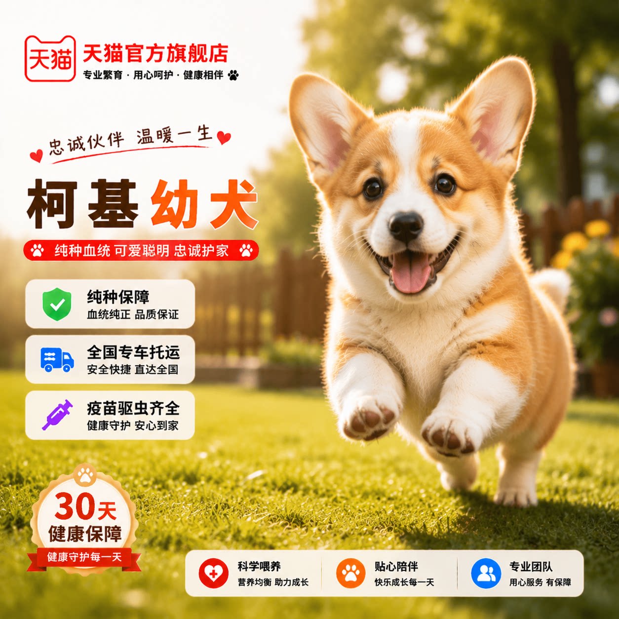小短腿柯基幼犬家养活体柯基