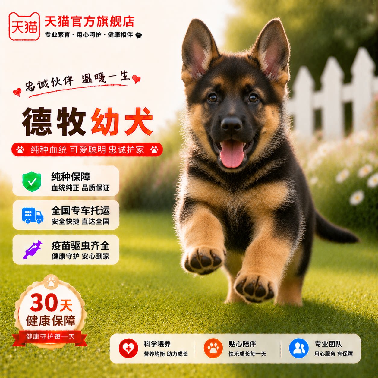 幼崽农村狼狗聪明护院护卫犬看家