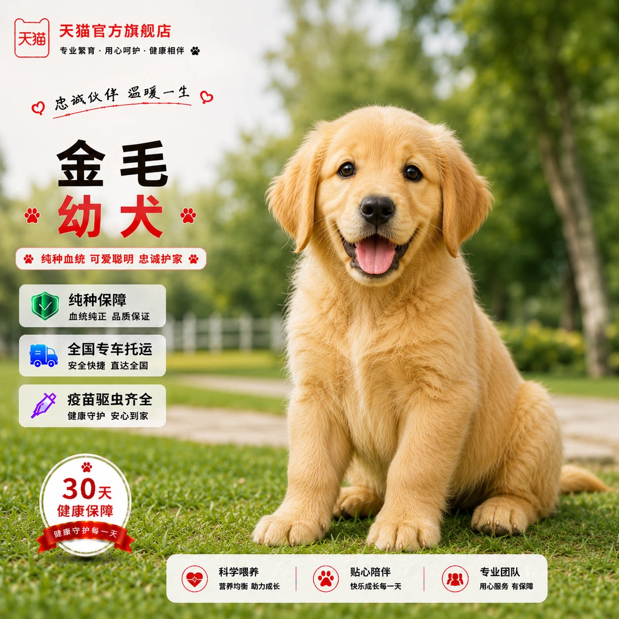 大骨架真狗沙滩金导盲犬可爱狗