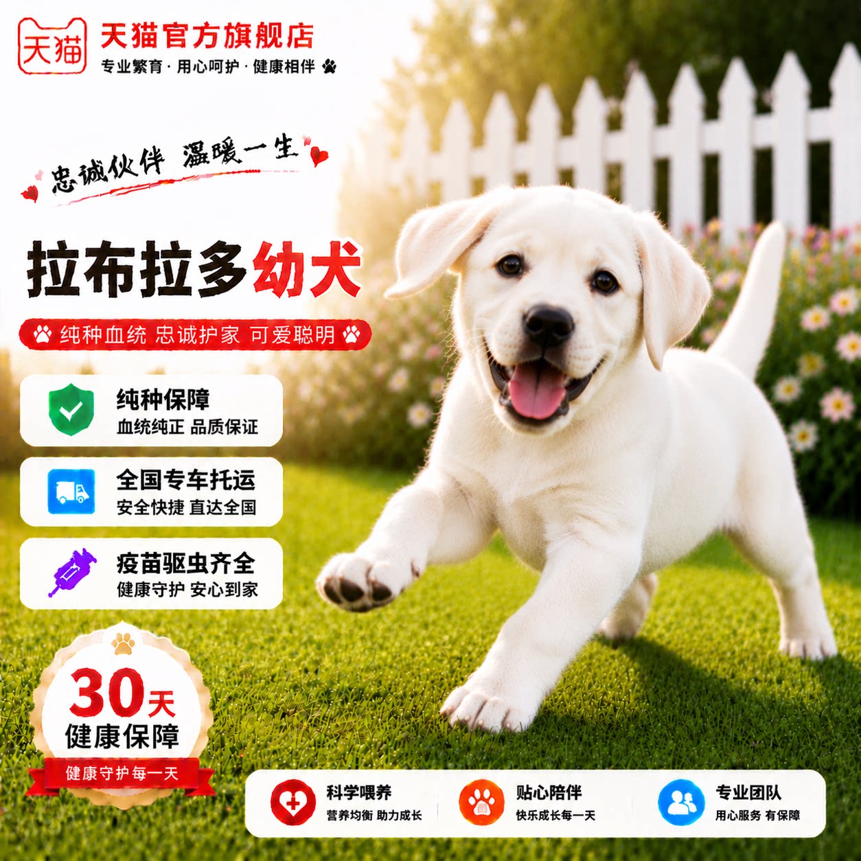 油色好养奶白色警犬大型犬温顺
