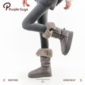 purpleguys灰色麻花纹连裤 袜女冬加厚加绒保暖防勾丝打底裤 袜外穿