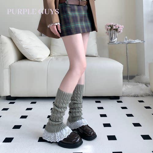 蕾丝花边芭蕾风堆堆腿套