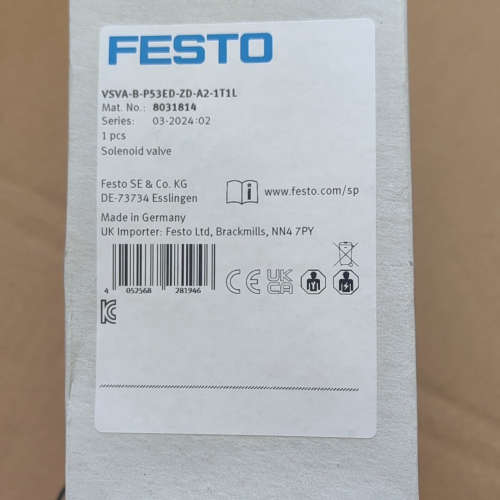 FESTO费斯托VSVA-B-P53ED-ZD-A2-1T1议价