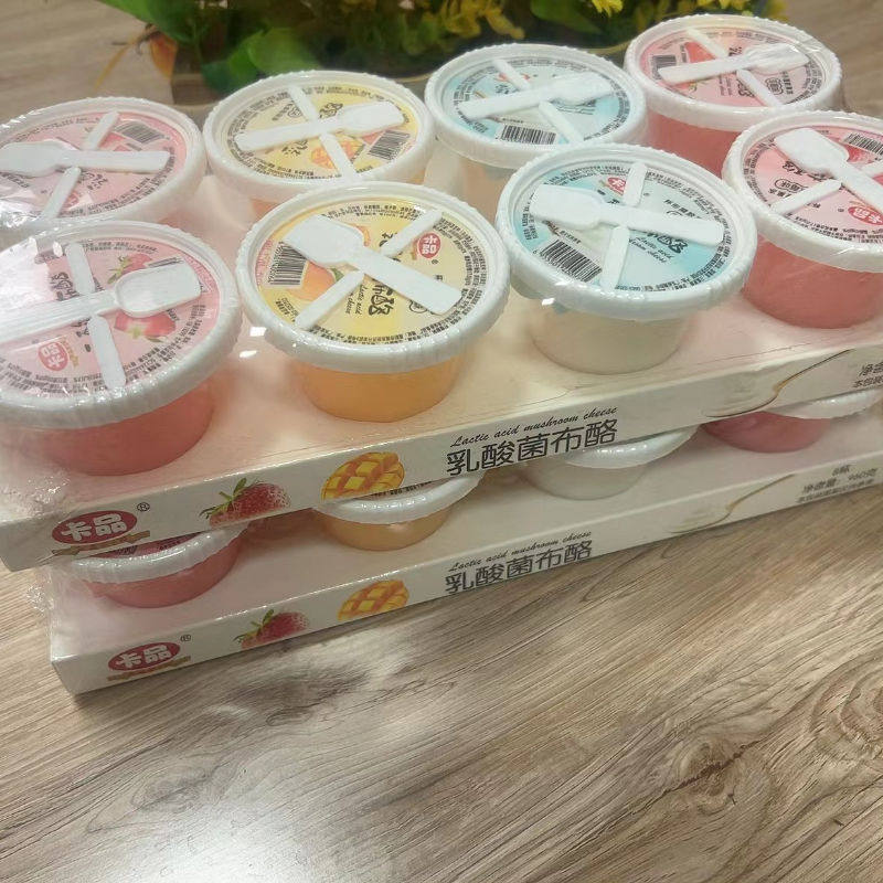 卡品乳酸菌布酪果冻装酸奶芒果草果冻/布丁
