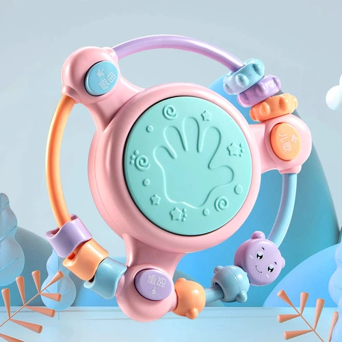 Интеллектуальная игрушка, детский барабан для новорожденных, успокаивающая детская качалка для тренировок