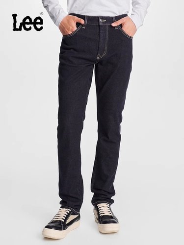 Lee拉链长裤四季标准中腰锥形