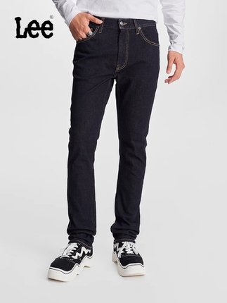 Lee24早秋新品709中腰锥形不易褪色清水洗男牛仔裤潮LMB100709206