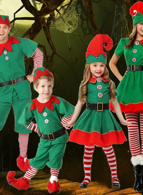 New Children's Christmas Elf Performance Costume Cosplay