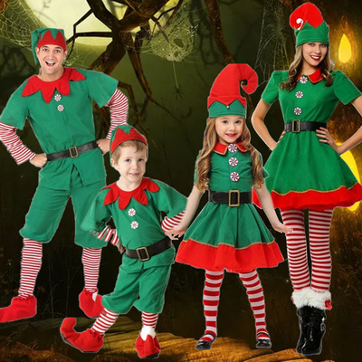 New Children's Christmas Elf Performance Costume Cosplay