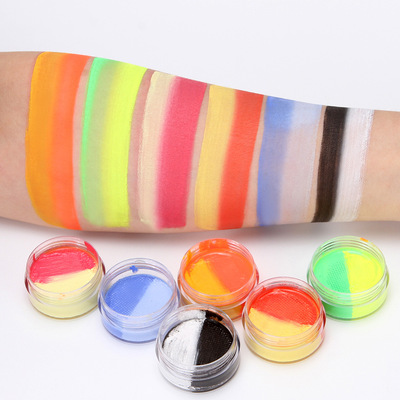12 bottles of 24 color washable body painting eyeliner cream