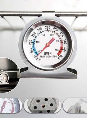 1Pcs Stand Dial Oven Thermometer Stainless Steel Gauge Gage