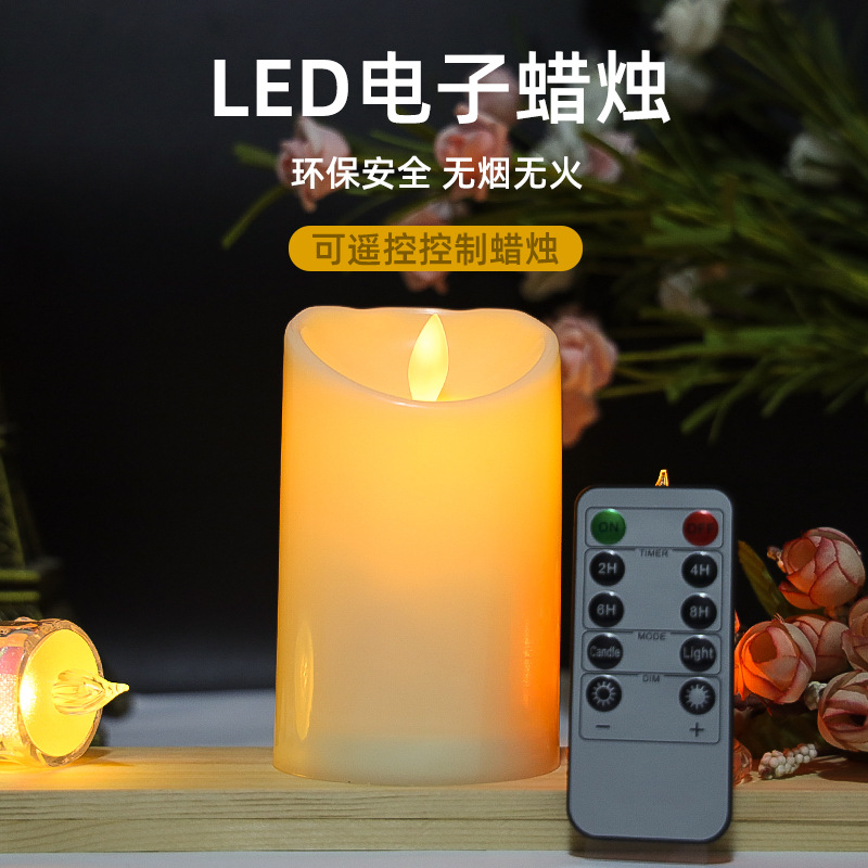 LED electronic candle smokeless candle light无烟蜡烛灯