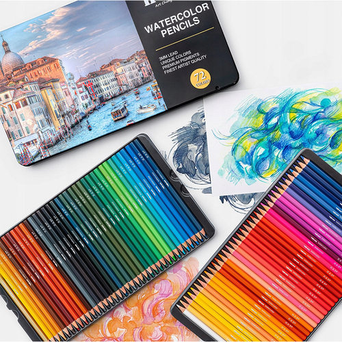Water soluble colored lead 72 color colored pencil set彩铅