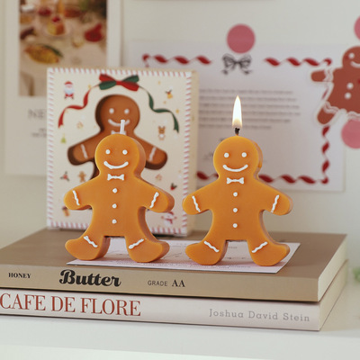 Gingerbread Man Christmas Aromatherapy Candle Gift香薰蜡烛