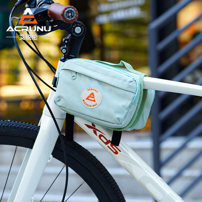Bicycle front beam bag riding waterproof saddle bag马鞍包