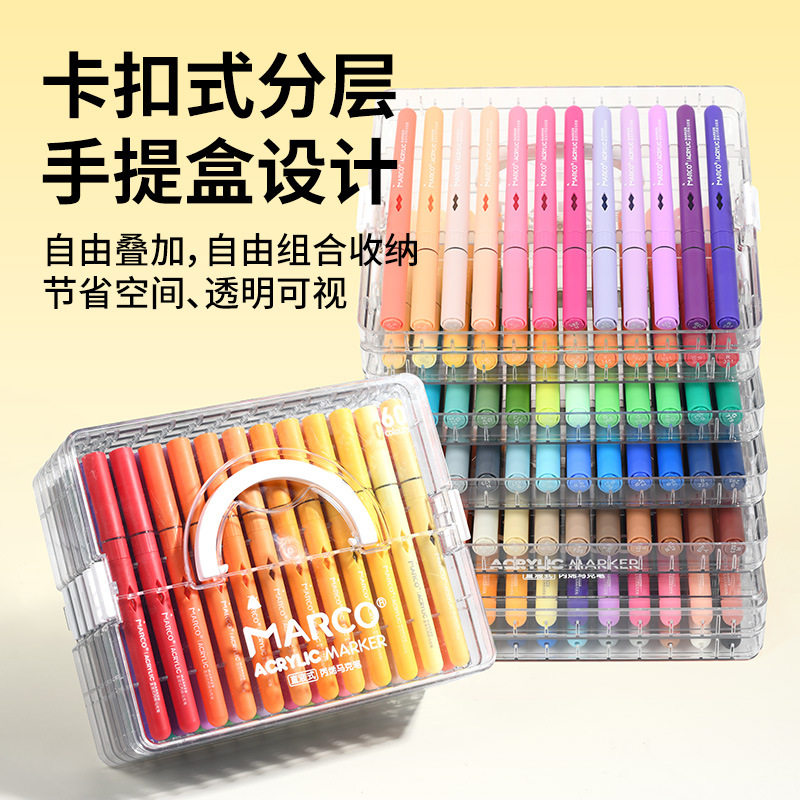 Acrylic Mark Straight Liquid Soft Head丙烯马克笔直液式软头