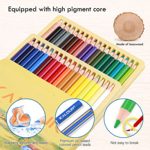 36 pieces of landscape colored lead set art supplies彩色铅笔