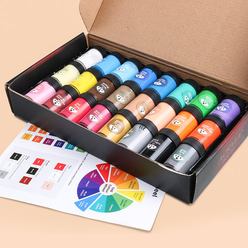 Ensemble de pigments propylène 24 couleurs flacon de 25ml