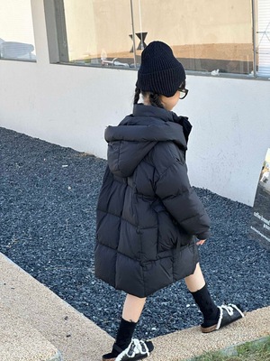 女童羽绒服中长款冬季小女孩外套