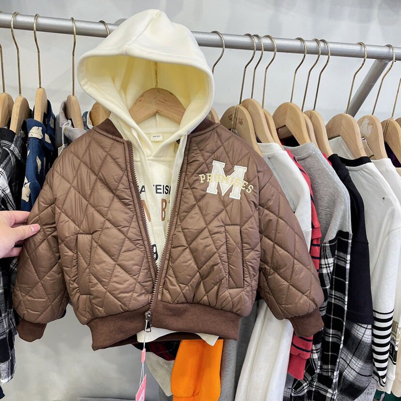 男童套装冬季连帽加厚加绒