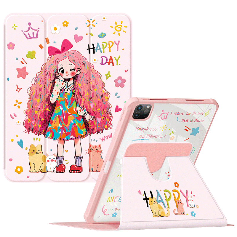 适用苹果ipad平板保护壳笔槽防摔