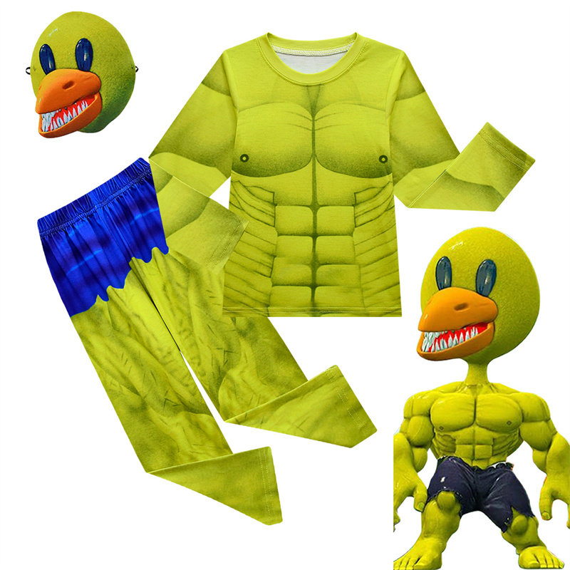 彩虹朋友女童长袖长裤睡衣套装