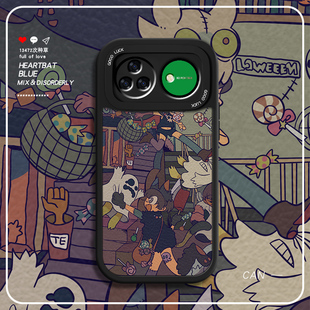 浮世绘鬼怪适用华为nova15手机壳新款小羊皮nove15pro全包卡通ultra新品防摔nowa情侣男女n0va硅胶保护套