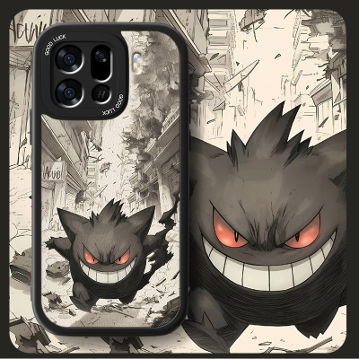 适用水墨耿鬼oppofindx9手机壳新款Findx9pro卡通小羊皮fandx9全包外壳pr0防摔男女0pp0专用动漫高级感保护套