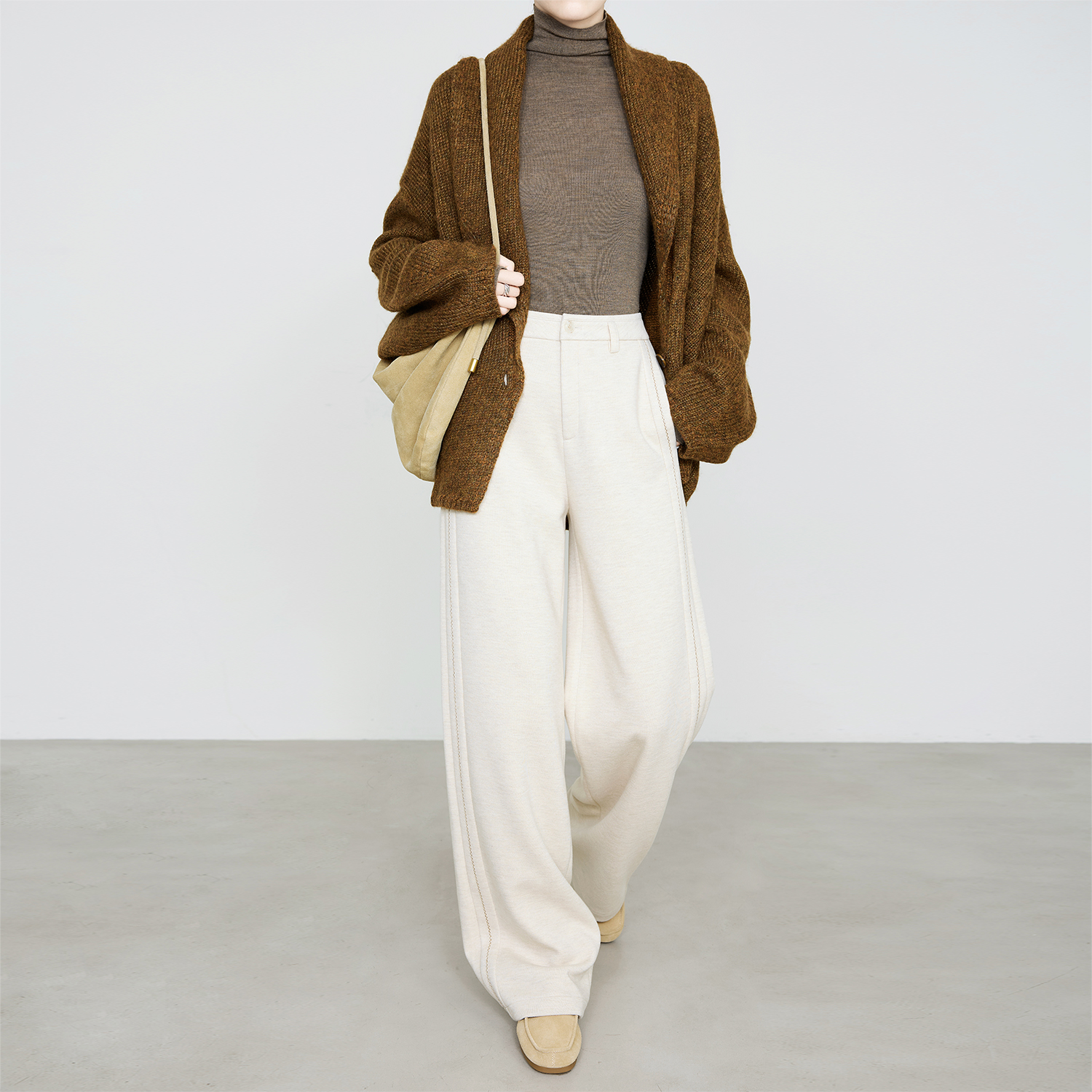 高弹力不紧绷亲肤柔软醋酸羊绒