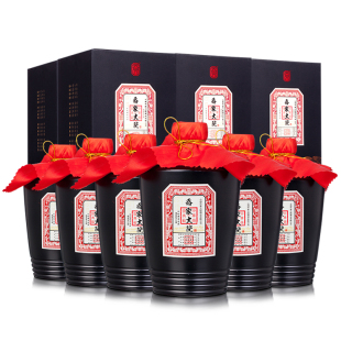 乔家大院【黑银票】清香型白酒宴请送礼粮食酿造礼盒装